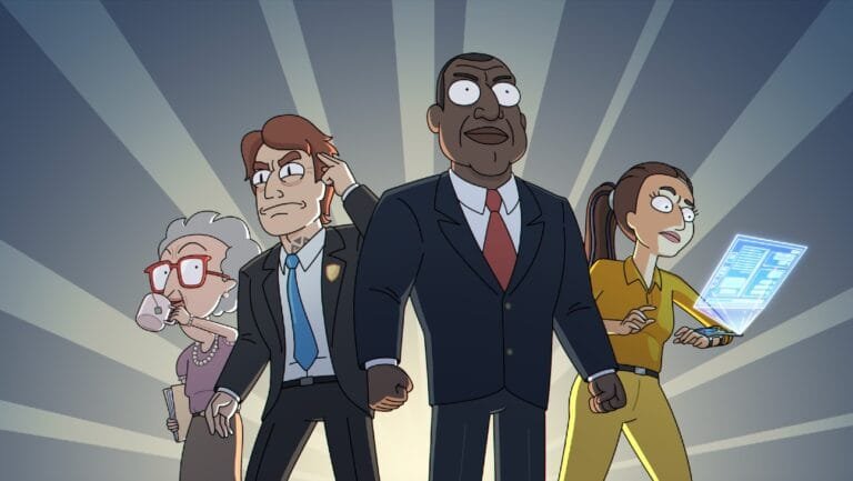 Presidente Curtis Rick e Morty